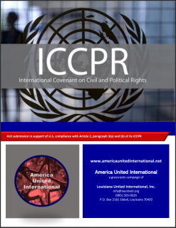 AUI Submission For ICCPR Compliance